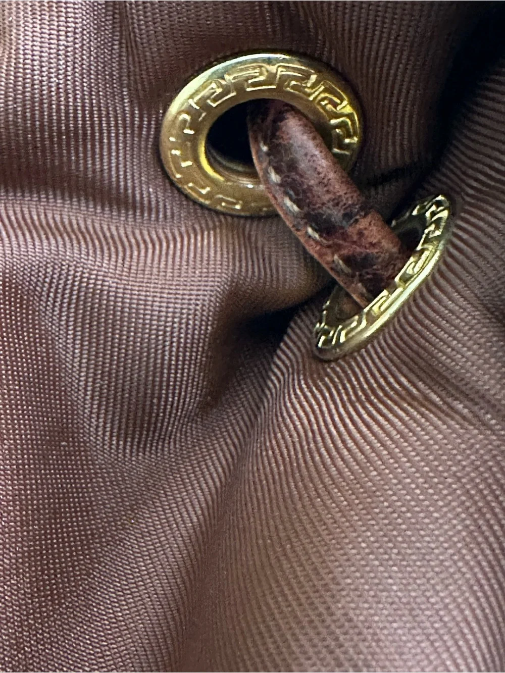 Vintage Gianni Versace Medusa Nylon Backpack